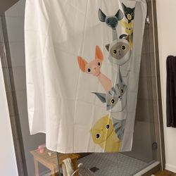 Cat Shower Curtain