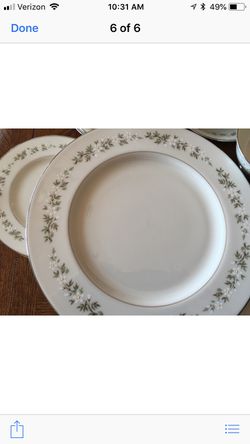 Lenox Brookdale China 7 plates/3 cups and saucers/ 2 salad plates/2 bread plates