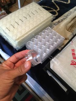 Make up or piercing containers