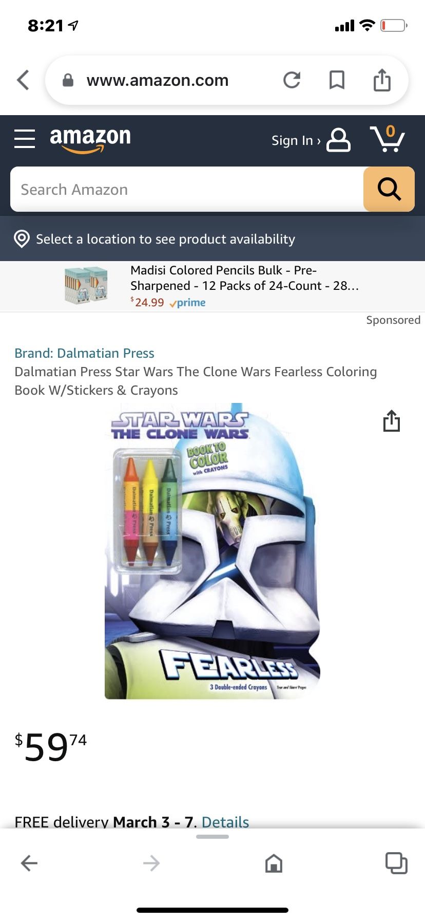 Rare Clone Wars Book New Star Wars