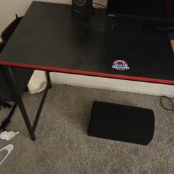 Gaming Desk With LED And Outlets