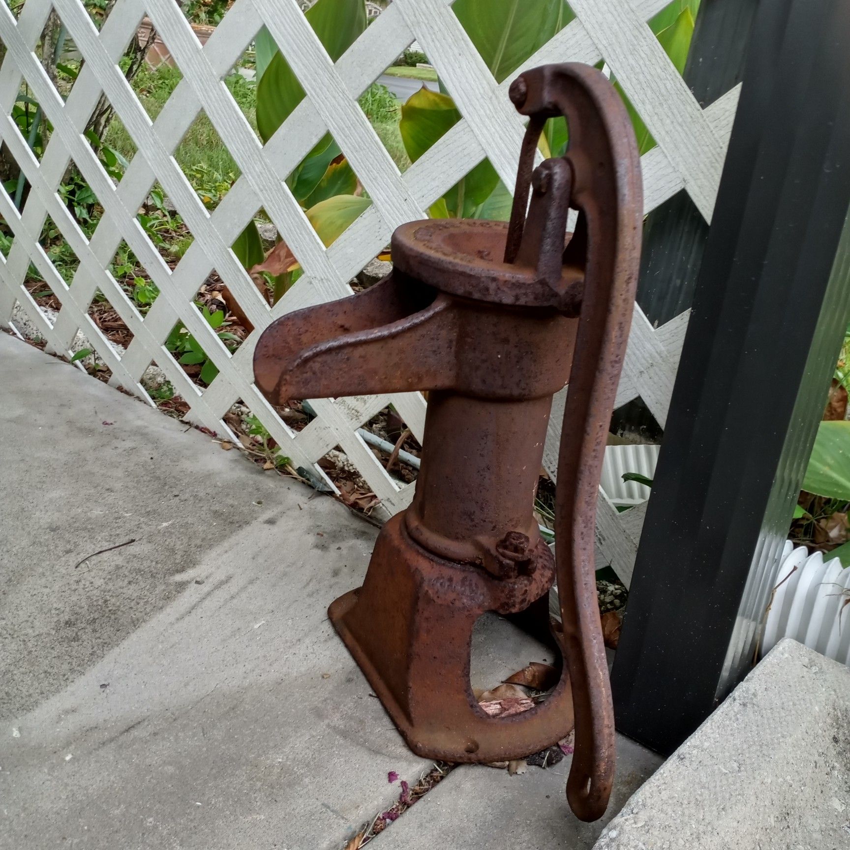 Old well hand pump.