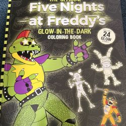 Kids Art Bundle — FNAF Glow-in-the-Dark Coloring Book, Crayola 100 Markers, Twistables & More