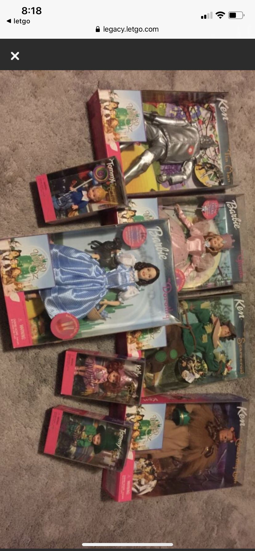 Wizard of Oz Barbie Set