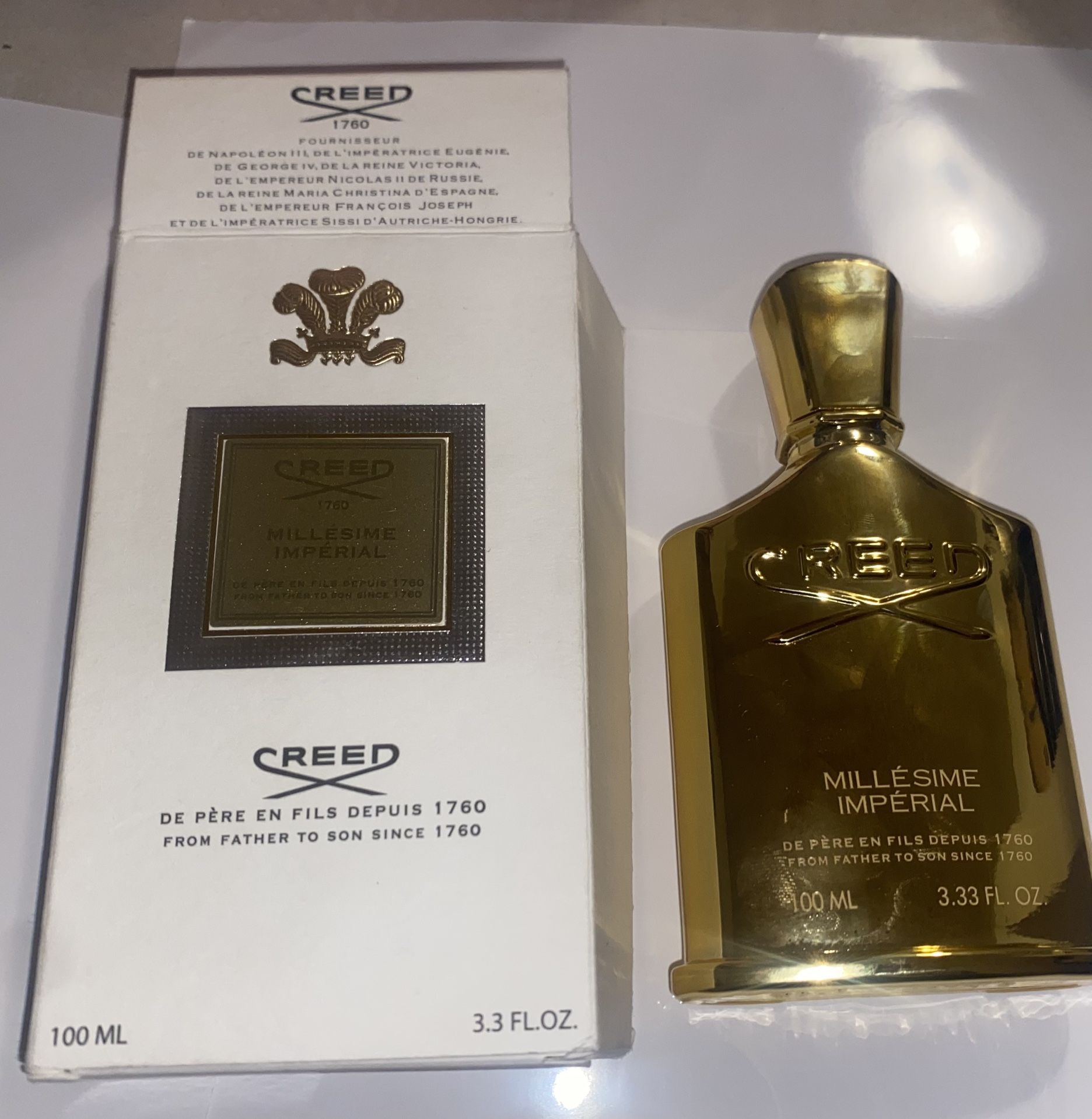 Creed Millesime Imperial Eau de Parfum Men, 3.3 oz New, Unsealed