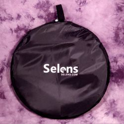 SELENS Black White Pop-up Collapsible Backdrop (39" x 59")