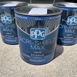 3 Cans of SW Chelsea Gray Exterior Satin Paint