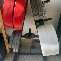 Cap Barbell Plate Tree, Black