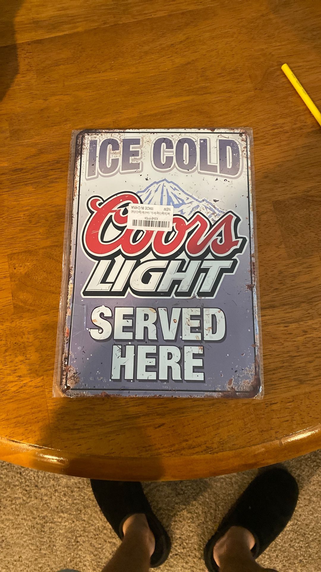 Vintage Coors Light Ice Cold Poster- Brand New Wrapped