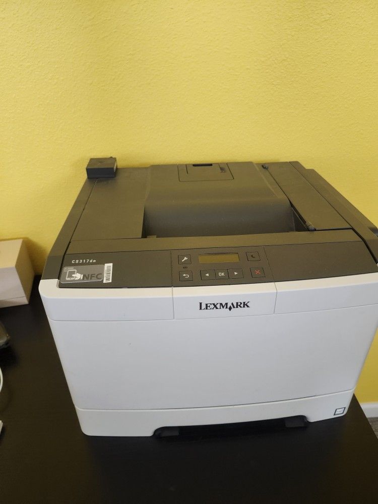 Lexmark Laser color printer CS317dn w/wireless add-on