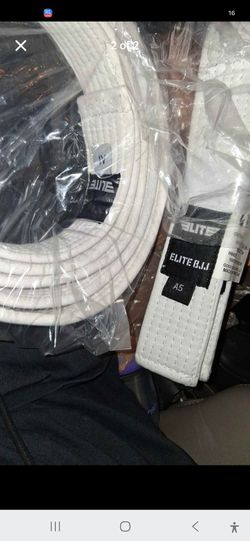2 Elite BJJ White belt size:A5&A1
