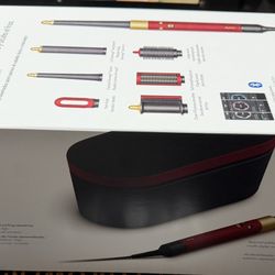 New Dyson Airwrap i.d.™ multi-styler and dryer Straight+Wavy (Red Velvet/Gold)