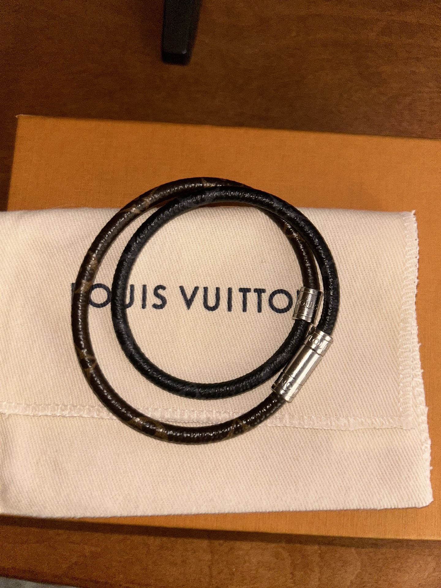 Louis Vuitton Monogram Chain Bracelet Silver New In Box L for Sale in  Westerville, OH - OfferUp