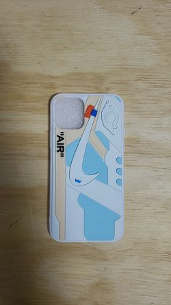 Off White Nike Jordan 1 Case For iPhone 11 Pro. White