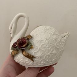 New Glass Swan Decoration 