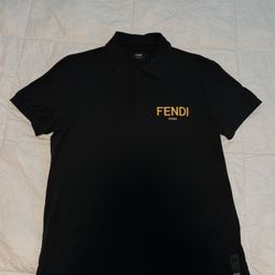 Fendi Men Polo Black