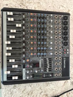 Mackie ProFX12 12-Channel Mixer and 4 Bose 201V speakers