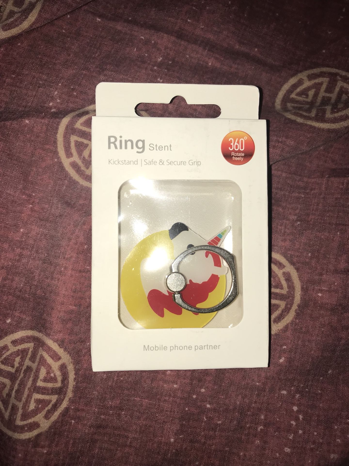 New unicorn phone pop socket ring stent