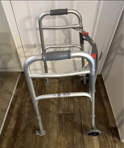 Drive Medical Folding Walker with Wheels