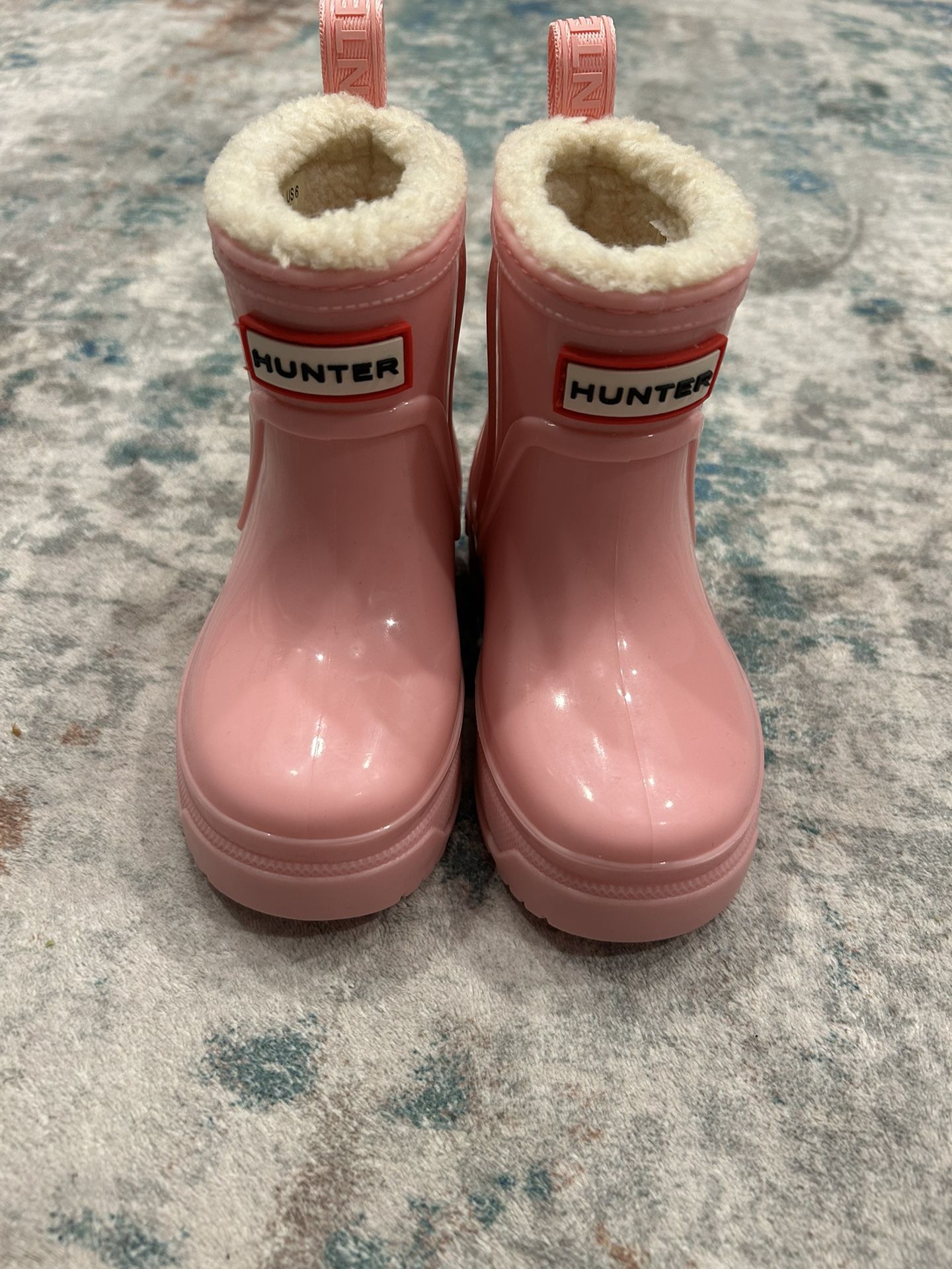 Pink Hunter Toddler Rain Boots (size 5)