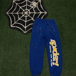 Sp5der Sweatpants TC Blue