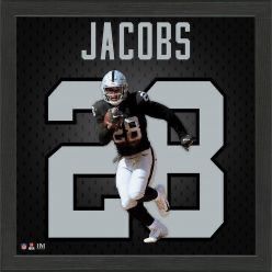  Las Vegas Raiders RARE LIMITED EDITION #28 Jacobs IMPACT Famed Jerseys Photo 