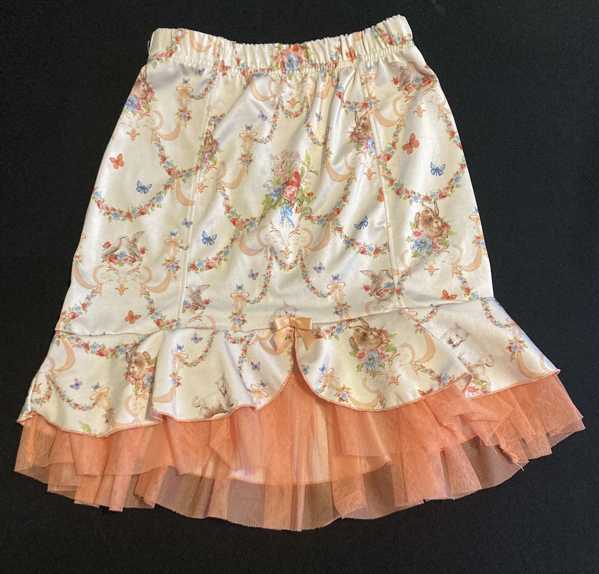 Sugar Thrillz Tulle XSmall Bunny Lambs Ruffles Skirt Cottage Core Coquette Sexy