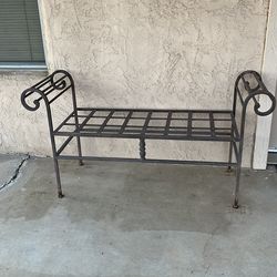 Iron bench