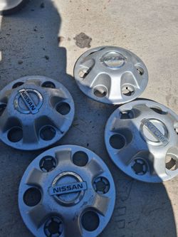 Set de 4Tapas para rines de nissan frontier xterra  patfinder