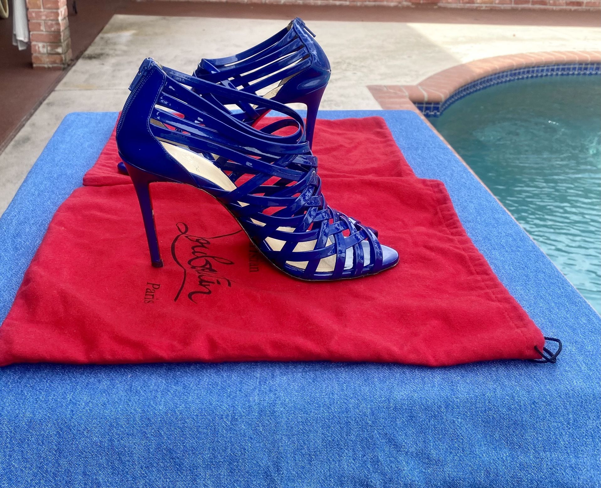 Christian Louboutin Blue women’s heels  41 1/2