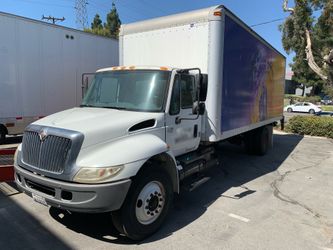 2007 International 4300 DT466 Box Truck, Lift-Gate