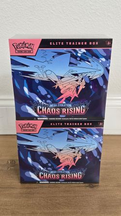 Chaos Rising  Elite Trainer Box ETB Pokemon Trading Card Game TCG
