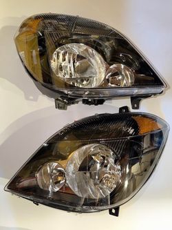 07-13 Dodge Freightliner and Mercedes Benz Sprinter Black Housing Headlights