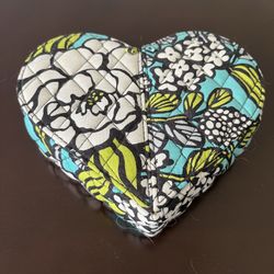 Vera Bradley Heart Case, Island Blooms, $20