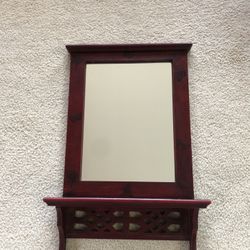 Shelf With Mirror
