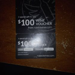 100$ Wine Voucher 