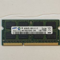 4GB DDR3 1Rx8 PC3L-12800 Laptop Memory (several units available) 