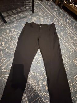 Black Slim Fit Dress Pants