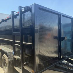 New Hydraulic Dump Trailer with Diamond Walls and Gift 🎁💠