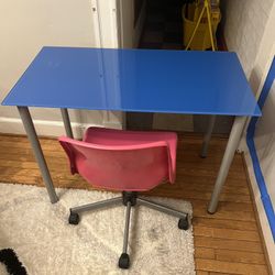 Computer Desk And Chair 