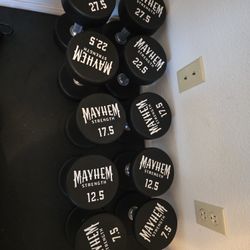 Mayhem Strength Urethane Dumbells