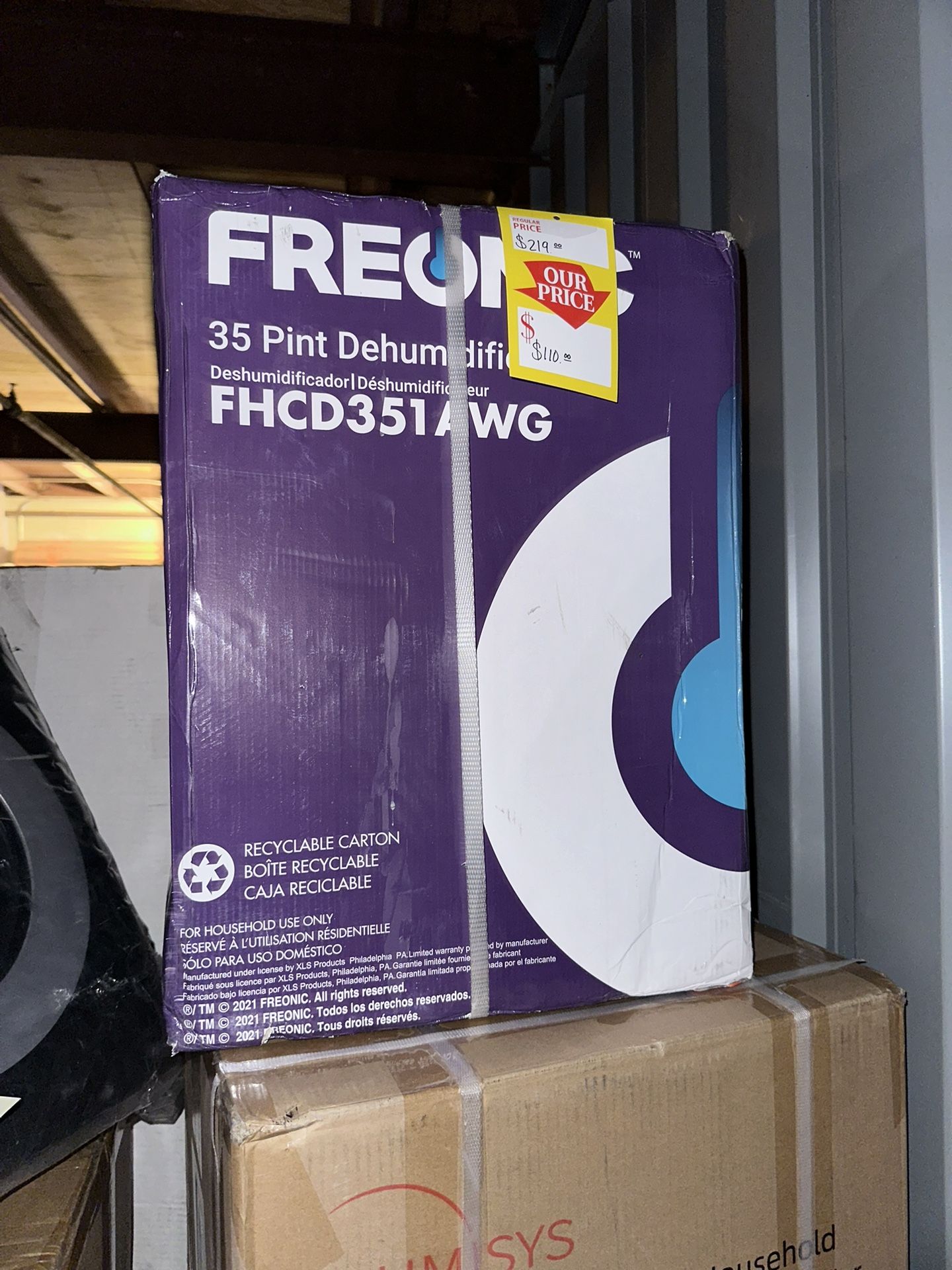 35 pint freonic dehumidifier