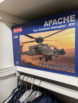 RC HELICOPTER NEW - RC ERA C170 Apache 1:48 Gyro Helicopter / Helicóptero RC Nuevo