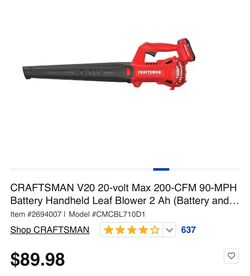 Handheld Leaf Blower