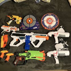 Nerf Dart Guns and Laser Tag