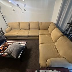 2 Section Couch. 6ft Ea