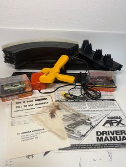 AFX Autoworld slot car set lot vintage toy car racing