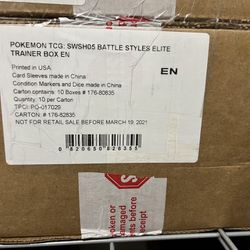 Battle Styles Elite Trainer Box Case 