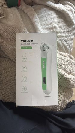 Built-in camera blackhead remover