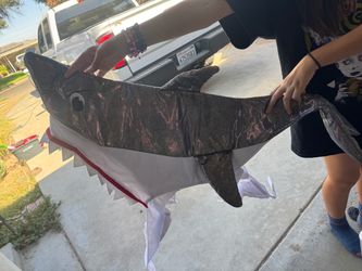 Shark dog costume